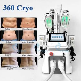 360 cryolipolyse congelant la graisse Lipo Laser amincissant la machine de réduction de graisse de levage de peau de Cavitation RF