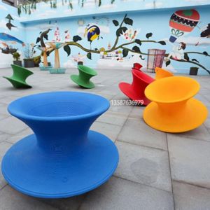 360 degrés créatifs d'enfants adultes tourbillonnage siège à la maison Amusement Park Mall Tool Tabouret en plastique Tabouret en plastique