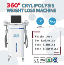 360 graden Cryo Fat Freezing Slimming Machine Cryolipolysis Cellulitis Reductie Slimapparaat voor 4 handgrepen