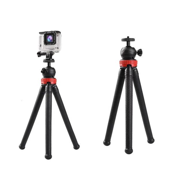 Trépiet portable TPR Flexible TPR à 360 degrés pour smartphone et téléphone Tripod 231221 pour le smartphone et le téléphone