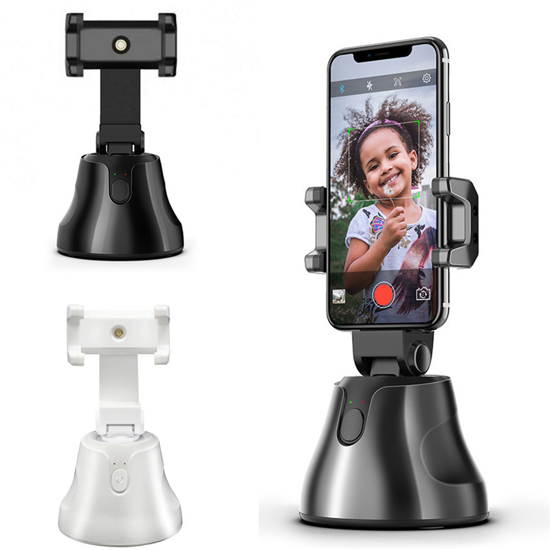 Gimbal Çubuk Fotoğraf vlog Kamera Canlı Video Kayıt standı Çekim 360 ° Rotasyon Yüz İzleme Tutucu Oto Akıllı Telefon Tutucu Selfie'nin