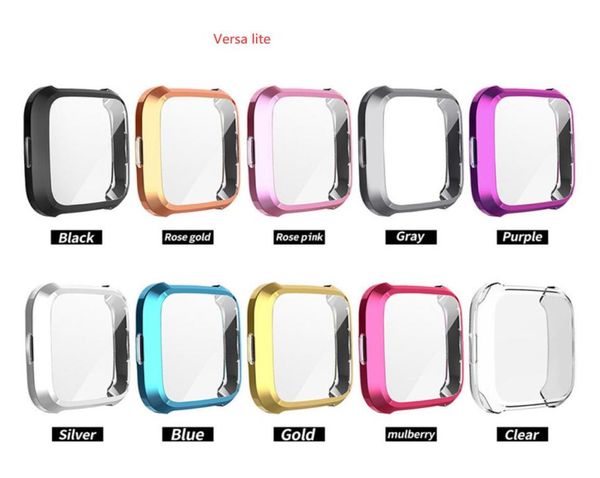 Couverture de protection à 360 degrés pour Fitbit Versa Lite Band Case Placing Coque Fitbit Versa Lite Watch Accessories Screen Protective CA1435829