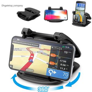 360 graden roteren dashboard autosholder gps navigatie beugel mobiele telefoonstand in auto -ondersteuning eenvoudige clip mount