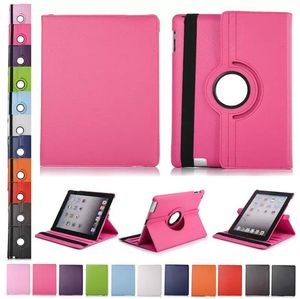 360 Graden Roterende Lichee PU Leather Case Stand Cover voor iPad 10.2 air3 10.5 air4 Mini 6 12345 Air1 Air2 pro 9.7 10.9 2022