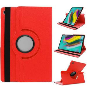 360 Graden Roterende Lichee PU Lederen Tablet PC Gevallen Tassen Stand Cover voor iPad 10.2 Mini 12345 Air Air2 pro 9.7 10.5 Samsung Tab T515 T585 T590