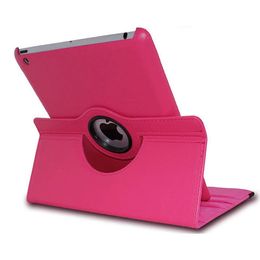 360 graden roterende roterende PU lederen tas Smart Cover Case Stand voor Ipad Pro iPad Mini 4 gratis DHL