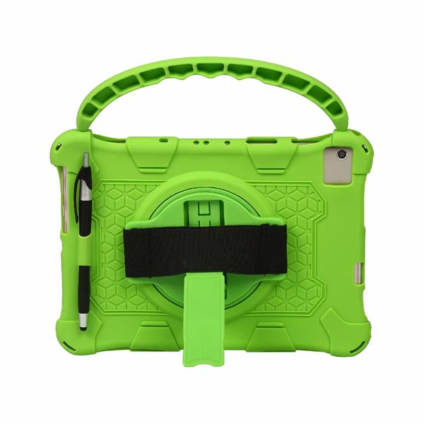 Funda de silicona giratoria de 360 grados, funda con soporte, correa de mano para iPad Mini 1 2 3 4 5 6 Air 9,7 Air4 10,2 10,9 pro 11 mini6 samsung Galaxy Tab A7 Lite 8,7 