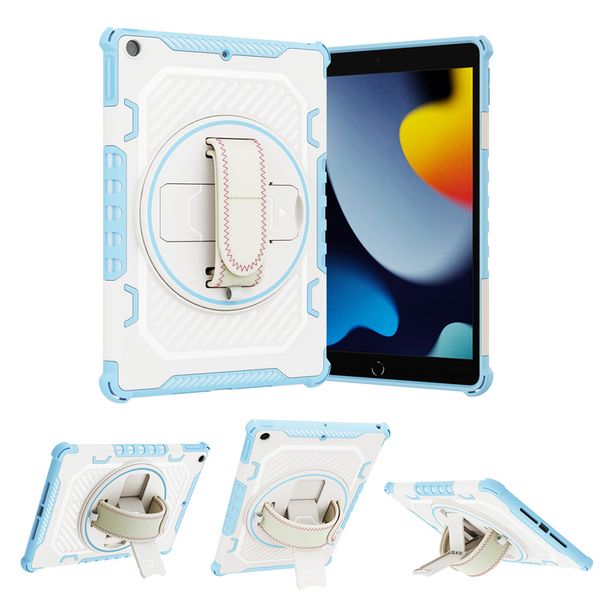 Case de tablette d'armure de rotation à 360 degrés All In One Hard PC Cover pour iPad Pro11 10.9 pouces 10,2 pouces 9.7 pouces iPadpro 12.9 pouces et Samsung Tab A8 10.5 pouces