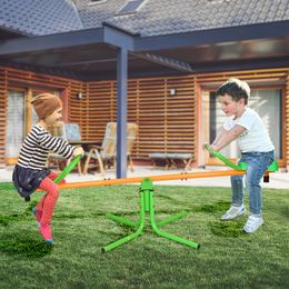 Balancín giratorio para niños al aire libre con rotación de 360 grados, balancín para sentarse y girar, equipo de juegos al aire libre, balancín giratorio para patio trasero