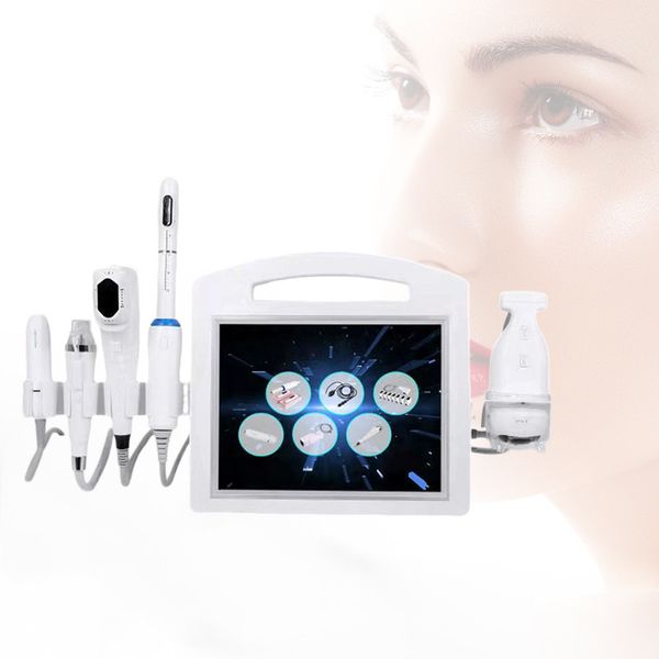 Tratamiento de 360 grados V Max reducción de arrugas 4D Hifu Corea máquina de belleza portátil Hifu dispositivo de estiramiento de la piel Facial y corporal