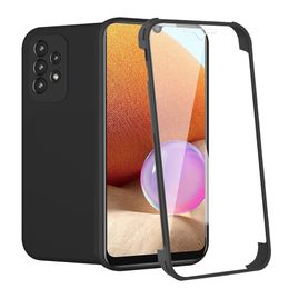 360 Fundas de silicona de cuerpo completo Protector de pantalla incorporado Todo incluido para Samsung A02 A12 A22 A32 A52 A72 A82 A02S A03S A13 A33 A53 A73 5G A20 A30 A51 A71 A10S A20S A21S