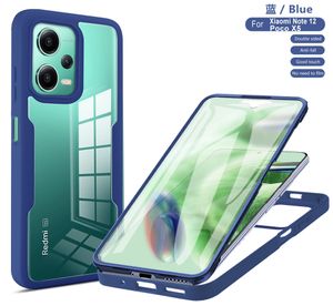 Fundas de cubierta completa 360 para Xiaomi 14 13T 12T POCO X6 F5 Redmi A3 13C A2 Note 13 12 Pro Ultra funda protectora a prueba de golpes