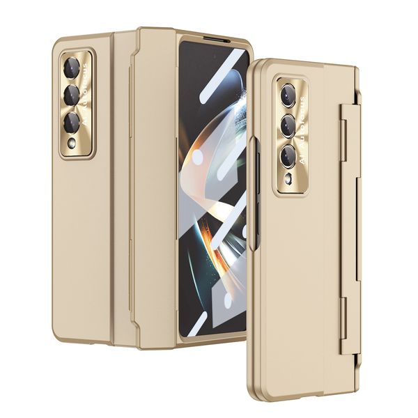 360 étuis rigides complets pour Samsung Galaxy pli 4 pli 3 5G étui protecteur d'écran en verre armure charnière Protection couverture