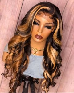 360 HD Lace Frontal Wig 4 27 Sight Highlight Body Wave 13x6 13x4 Front perruques pour femmes cheveux humains vierge brésilienne 231221