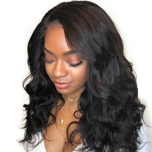 360 Kant Frontale Pruik Pre Geplukt Met Baby Haar 150% Dichtheid Body Wave Menselijk Haar Pruiken Voor Zwarte Women229s