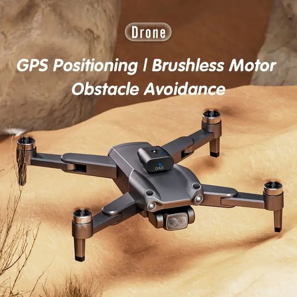 Drone d'évitement d'obstacles à 360 ° avec caméra HD, positionnement GPS, mode sans tête, moteur sans balais, transmission d'images en temps réel, vol stationnaire intelligent, décollage/atterrissage à une touche.