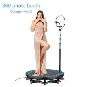 Autres éclairages de scène 360 Photo Booth Machine de rotation automatique Mouvement lent et rapide Plate-forme de selfie rotative Événements vidéo à 360 degrés