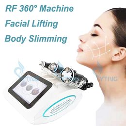 Máquina RF con rodillo 360, rotación, radiofrecuencia, luz Led, estiramiento de la piel, eliminación de arrugas, estiramiento facial, adelgazamiento corporal
