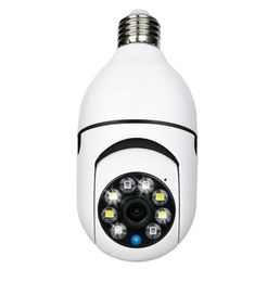 360 ° Roteer Auto-camera's Lamp Draadloze IP-camera Surveillance WiFi Camera Kleur Nacht Vision Remote View