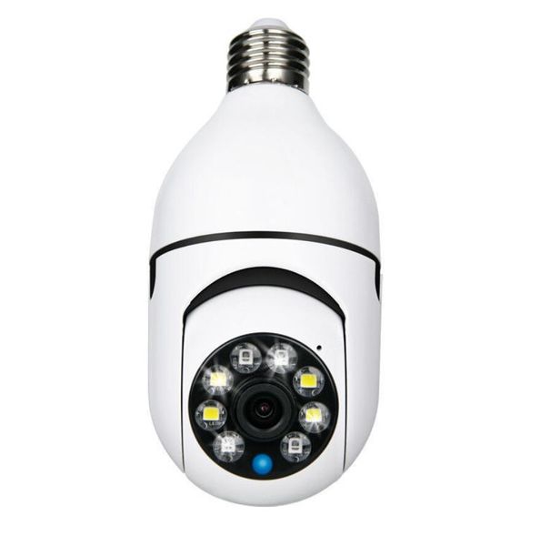 360 ° Rotation Auto Caméras Ampoule Sans Fil IP Caméra Surveillance Wifi Caméra Couleur Vision Nocturne Vue À Distance