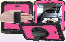 Coque en Silicone rotative à 360 degrés avec bandoulière, pour Samsung Galaxy Tab A 10 1 2016 T580 T585 SMT580 SMT585, tablette Pen247a6341171