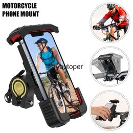 Support de support de téléphone à rotation à 360 degrés Support de moto à une pression pour téléphones portables de 4,7 à 6,8 pouces Accessoires de cyclisme universels