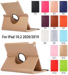 Case de tablette de rotation à 360 ° pour iPad 102 8th Gen Mini 65 Air 4321 Pro 1110597 pouces Litchi Grain Pu Leather Flip Stand CO7999700