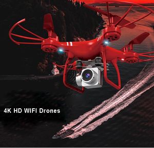 360 Wifi Mini Drones 4K Professionnel 1080P 720P Caméras HD FPV Drone Avion Quatre Axes Air Télécommande Hélicoptère Ourdoor UltraLong Endurance Uav Droni Rc Avions h