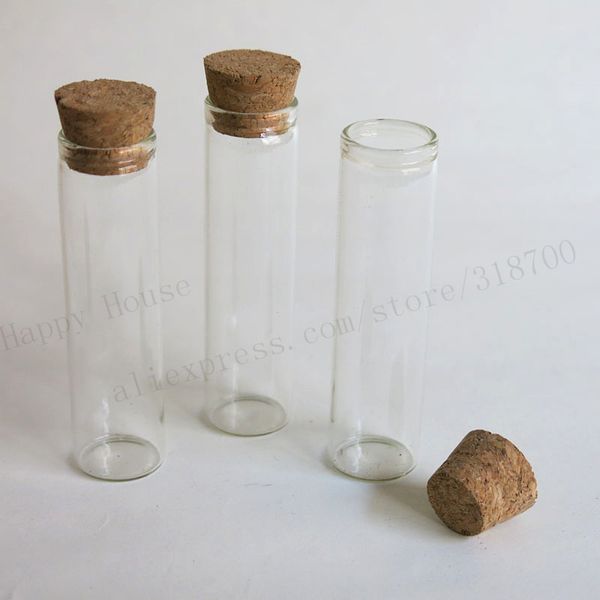Tube en verre vide transparent de 360 x 12 ml avec bouchon en bois 12 cc Bocal de flacons d'échantillons utilisé dans les cadeaux Conatiner de stockage de perles alimentaires