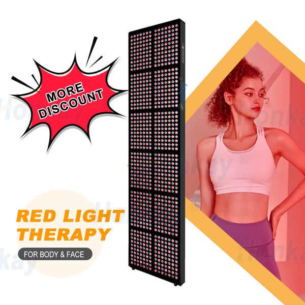 Appareil de thérapie par la lumière rouge 3600 W, machine de rajeunissement de la peau, haute puissance, 5 longueurs d'onde, panneau de thérapie par la lumière LED infrarouge, dispositif de soulagement de la douleur pour tout le corps