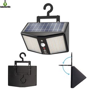 360LED lampe murale solaire étanche éclairage extérieur cour jardin rue veilleuses 6 modes 3000K 4000K 6000K dans une seule lumière