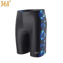 361 Chloorbestendige badmode voor mannen Lang zwembroek Professionele mannen Zwemkleding Athletic Tight Swim Shorts Boys Swimsuit 220505