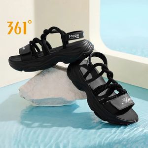 361 degrés de sports de sport Summer Summer Breptable Bandinde Rebond décontracté Sandals de plage de la plage Sandals de plage 682326724 240415