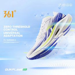 361 degrés flamme 2.0 hommes plaque de carbone chaussures de course Marathon absorbant les chocs résistant à l'usure respirant maille Sneaker 572312205 240125