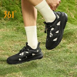 361 grados para hombres zapatos de agujero de verano sandalias sinlleñas transpirables zapatillas de agarre anfibio sneaker masculino 672426703 240328