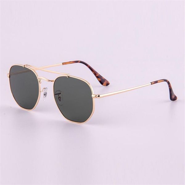 3648 Nouvelle arrivée Lunettes de soleil G15 lentille en verre modèle général lunettes de soleil nuances hommes femmes lunettes de protection UV 54mm avec tous les originaux223a