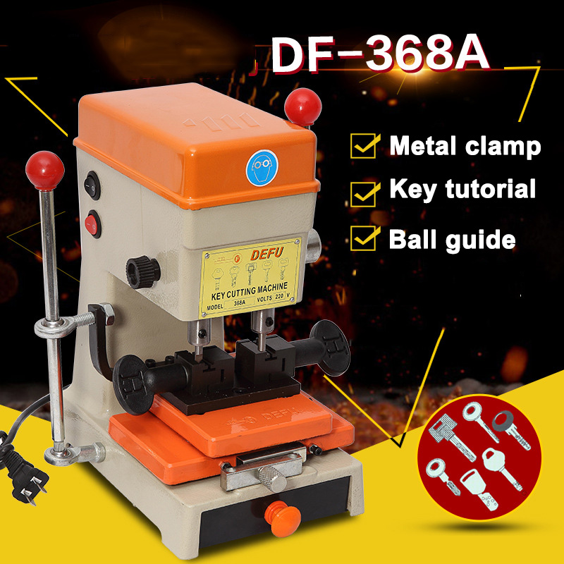 368A Vertical Key Cutting Machine 180w For 220V Keys Duplicating Cutter Machine Locksmith Tools Tools Key Cutter