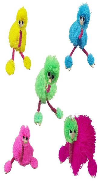 36 cm/14 pouces jouet net poupée Muppets Animal muppet marionnettes à main jouets en peluche autruche nette poupée pour bébé 5 couleurs Z10964925059