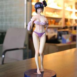 36CM Anime Antistre Hyuuga Hinata maillot de bain bain Statue PVC Figurine ornements Collection jouets pour Anime amoureux Figurine 2233I