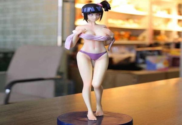 36cm Anime Antistre Hyuuga Hinata Swimsuit Statue de la casa de baños PVC Figura Adornos de recolección Juguetes de recolección para el amante de anime Figura 21694843