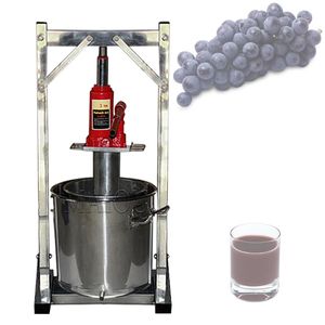 36L Capacité Fruit Juice Cold Press Machine de jus en acier inoxydable avec 2T Jack Prappe Prappe Pulp Juicer Machine commerciale