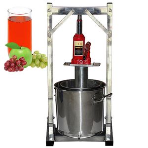 Máquina de prensado de jugo Manual de 36 L, exprimidor de acero inoxidable para el hogar, máquina de prensado de vino de uva de elaboración automática, prensador de fermento de fruta Manor, 1 unidad
