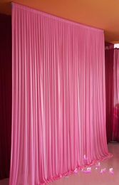 36m Mariage Party Stage Célébration Contexte Curtain de satin Drape Pillar Précrét Dethrop Decoration Veil3991357