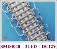 36mm * 09mm SMD 4040 Module de LED 3 Module de lumière LED pour la lettre de signe DC12V SMD4040 SMD4040 0,9W 100LM IP65 Économie d'énergie