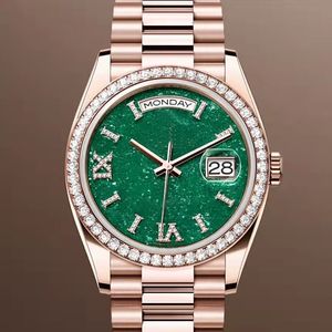 36mm 41mm Classique Hommes Montre Pour Hommes Turquoise Chaque Jour une découverte Montres Automatiques Mouvement Mécanique Maître Rollie En Acier Inoxydable Montre-Bracelet R03