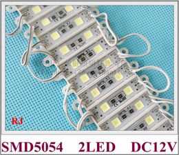 36mm * 9mm SMD 5054 LED-module Licht Back Light DC12V SMD5054 2 LED 0.6W Waterdichte IP65 Hoge Helder