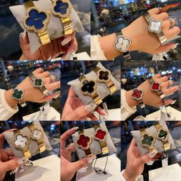 36 mm klassieke Vans horloges Dress Diamond merkhorloge Quartz uurwerk Montre Luxe klavertje vier horloge kern voor dames heren feestcadeau AAAAA