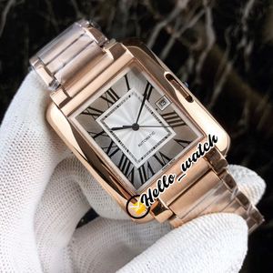 36mm DATUM W5310008 W5310002 Horloges White Dial Miyota 8215 Automatische Mens Horloge Rose Gold Steel Armband Sport Hoge kwaliteit Hallo_Watch