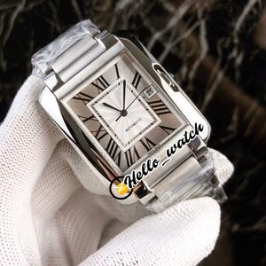 36mm DATUM W5310008 Horloges White Dial Miyota 8215 Automatic Mens Horloge Roestvrijstalen Armband Sport Hoge Kwaliteit Hallo_Watch