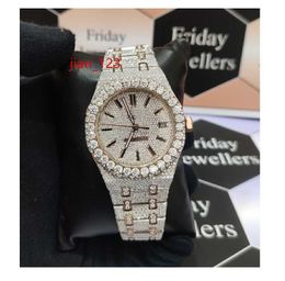 36mm beroemd merk High Luxury Designer Watch Hip Hop Bling Iced Out Watch Roestvrij staal Moissanite Diamond Watches for Women